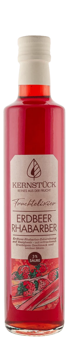 Erbeer Rhabarber Essig